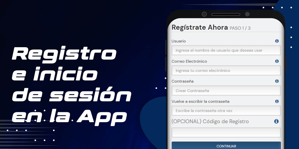 Cómo los usuarios colombianos de Rushbet pueden crear una nueva cuenta a través de la app